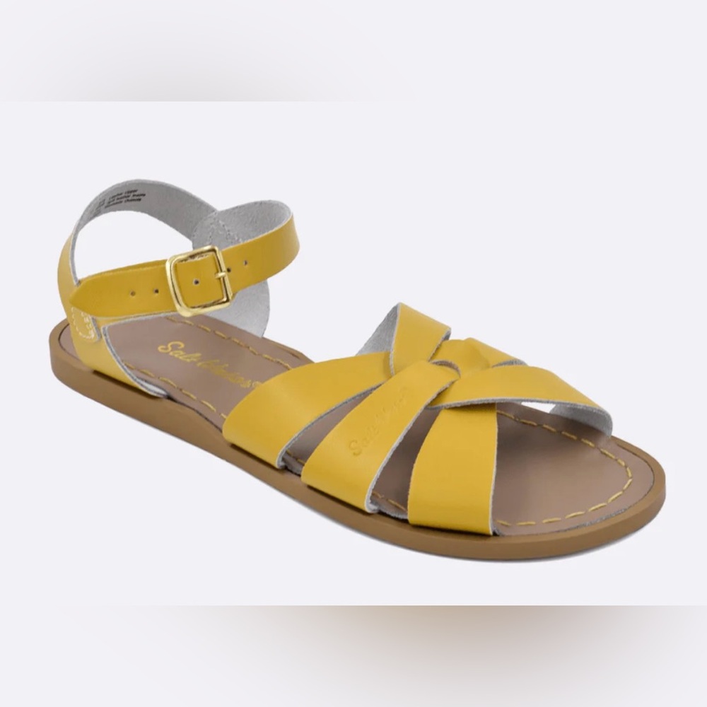 Salt Water Sandals by Hoy - Mustard Yellow - Womens 6 / Big Kid 4